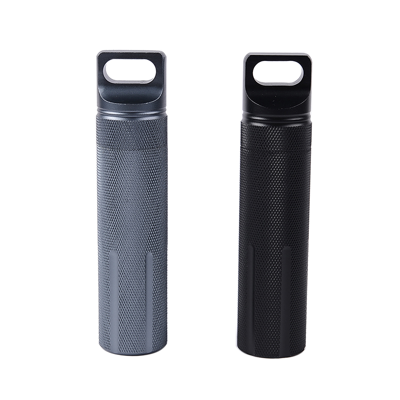 Pill Fob Capsule - Caja impermeable para pastillas, contenedor hermético