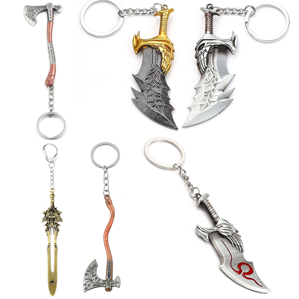 Carabiner Keychain - Llavero con colgante de la espada
