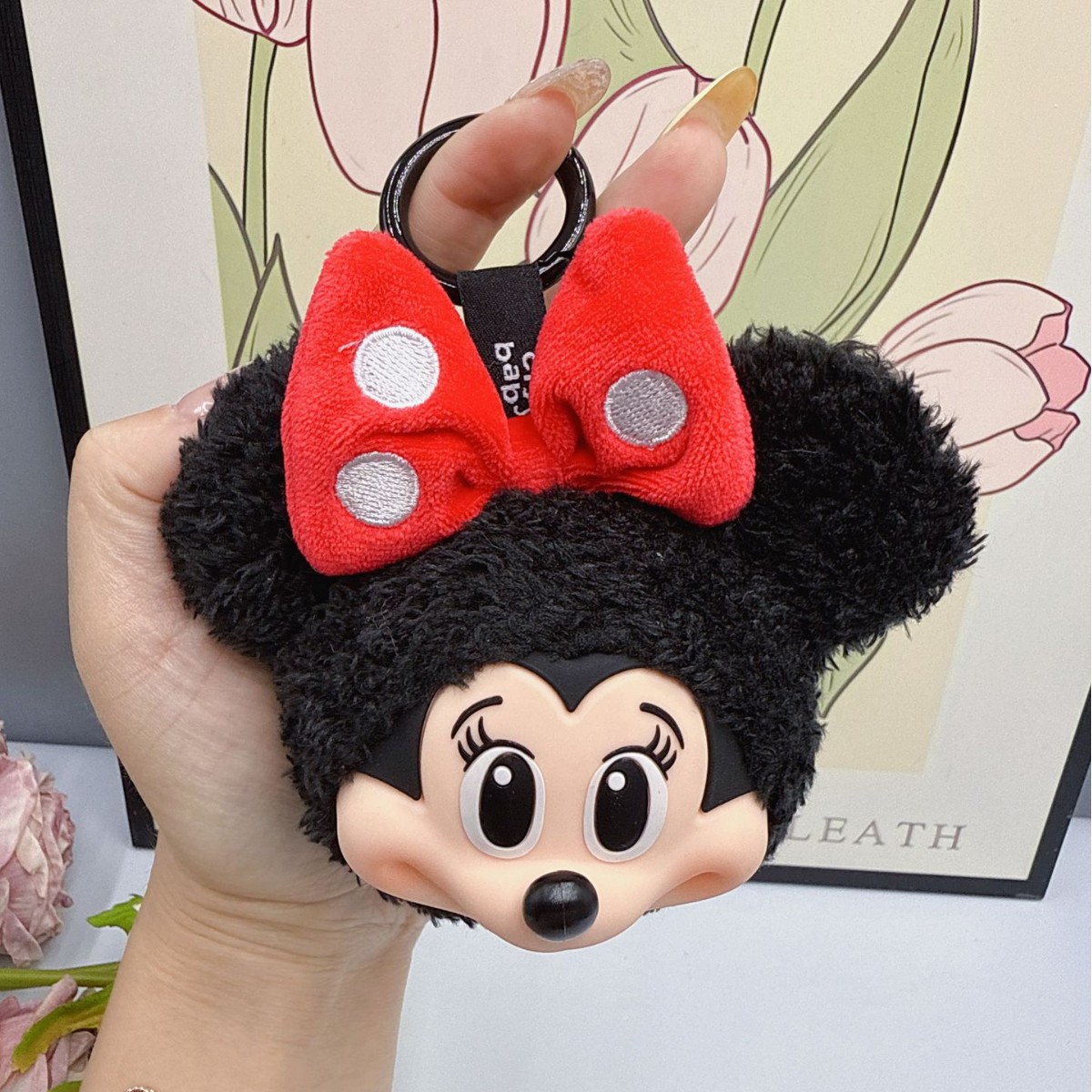 Carabiner Keychain - LLavero de muñeco de peluche de