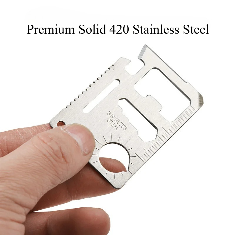 Multitool Credit Card - Cuchillo para tarjetas de crédito EDC,