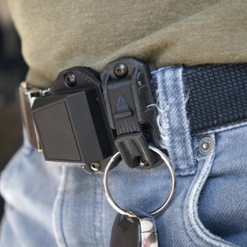Edc Carry Belt - Clip multifuncional para cinturón de mochila,