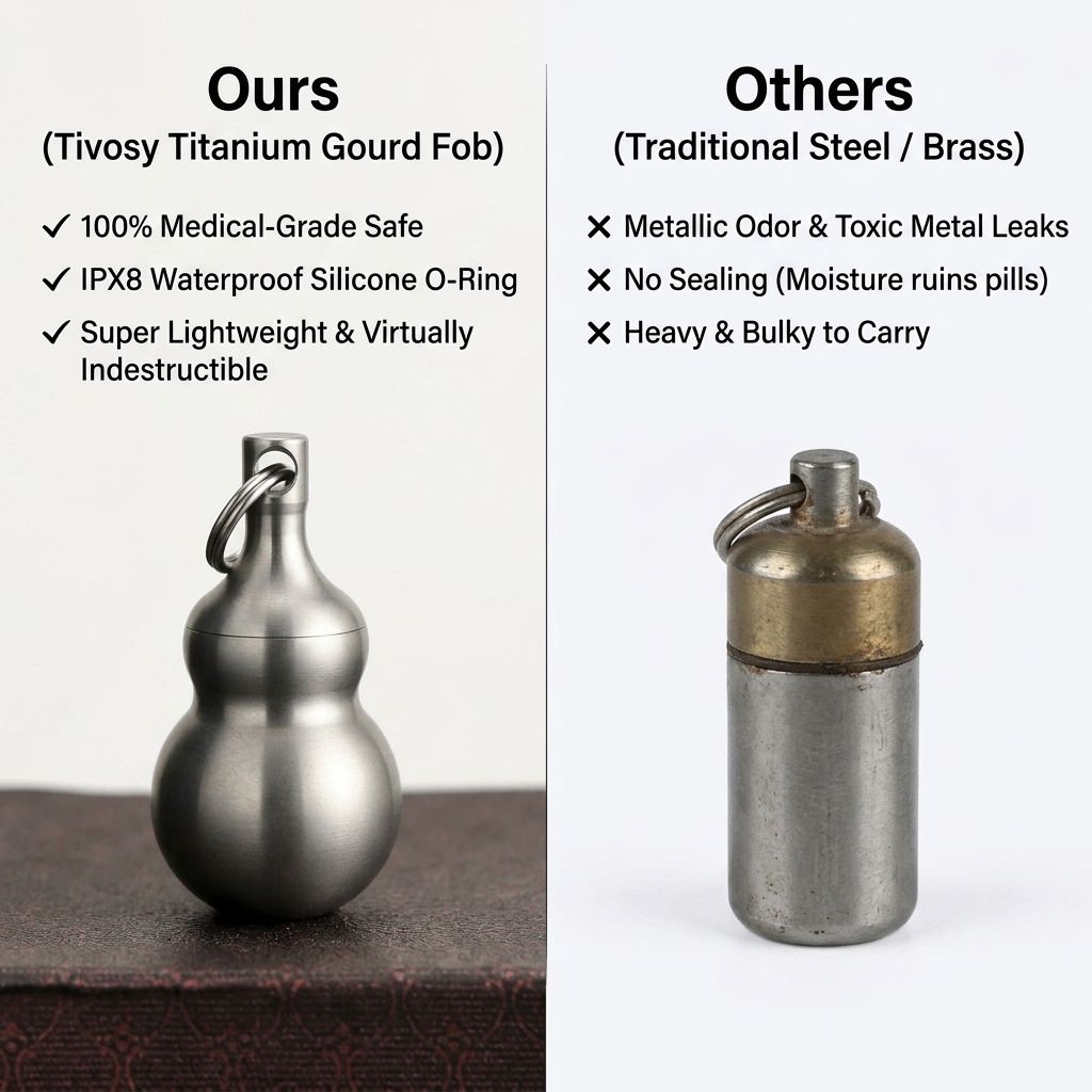 Tivosy Porta Pastillas de Tita - Pill Fob Capsule reseña y precio