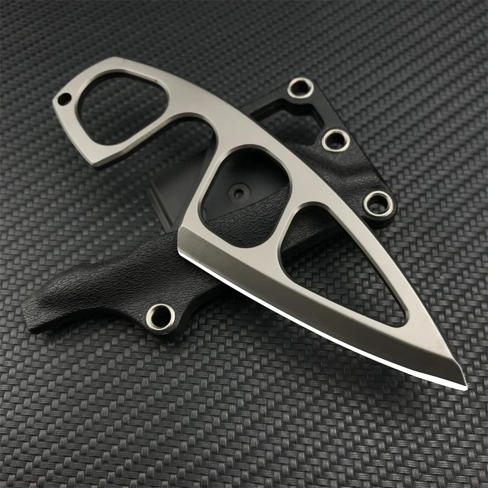 Cuchillo de Cuello de Alta Dur - Edc Carry Fixed Blade Knife reseña y precio