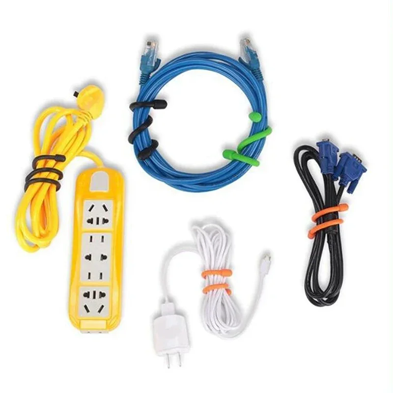 5 bridas de silicona con crema - Gear Tie Reusable reseña y precio
