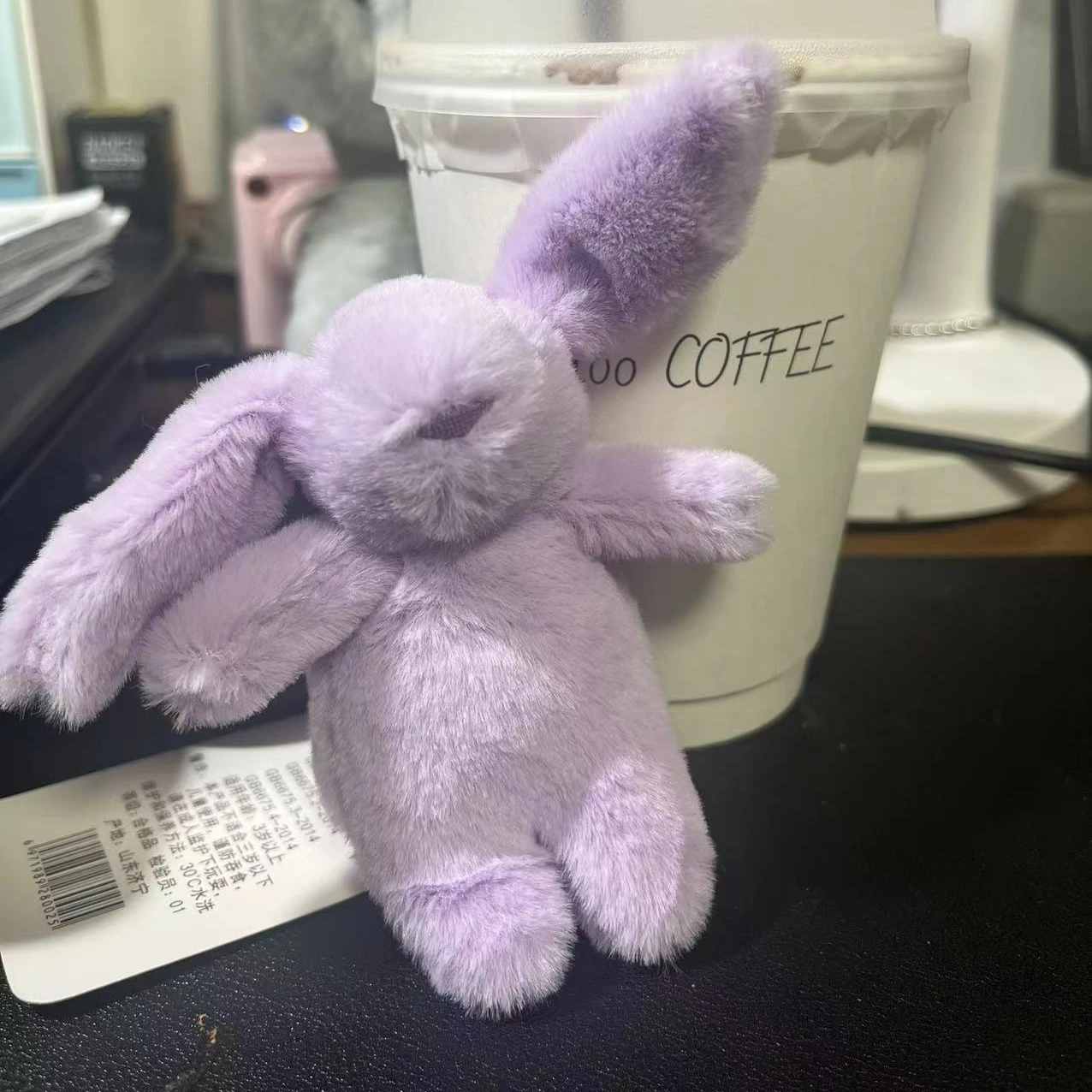 Llavero de conejo de peluche d - Carabiner Keychain reseña y precio