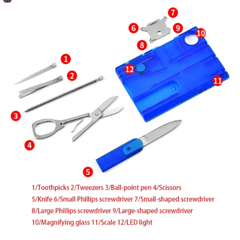 Tarjeta de crédito de bolsillo - Multitool Credit Card reseña y precio