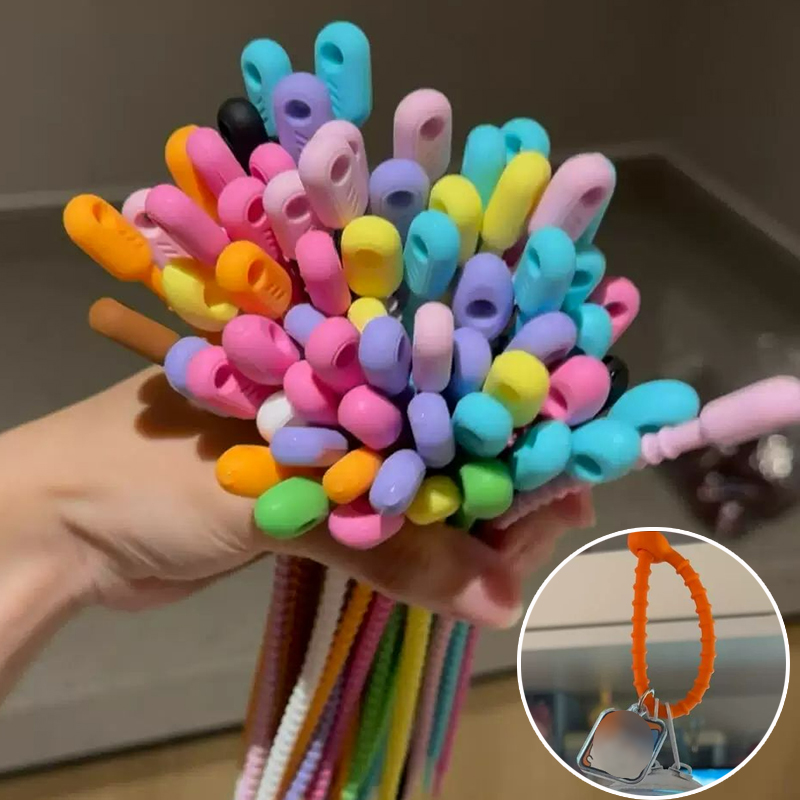 200 unidades/lote de anillas d - Gear Tie Reusable reseña y precio