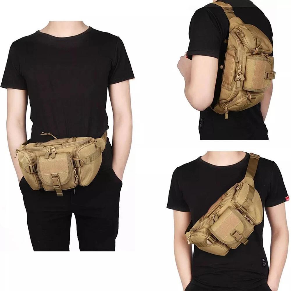 Riñonera táctica para hombre,  - Edc Carry Bag For Men reseña y precio