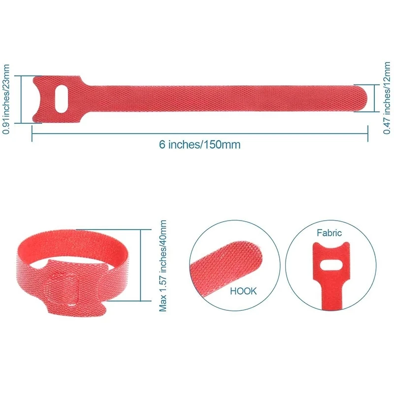 10-50 Piezas de Cintas Multius - Gear Tie Reusable reseña y precio