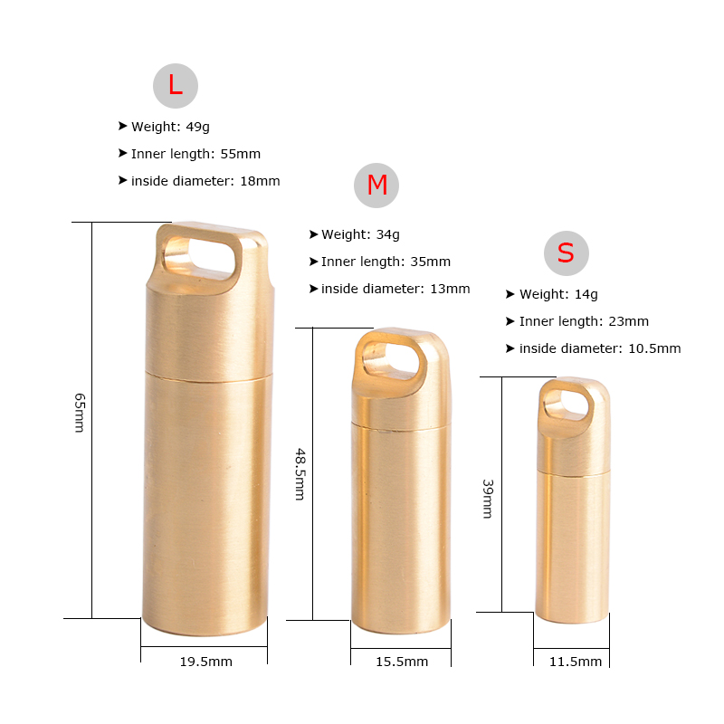 Contenedor de almacenamiento h - Pill Fob Capsule reseña y precio