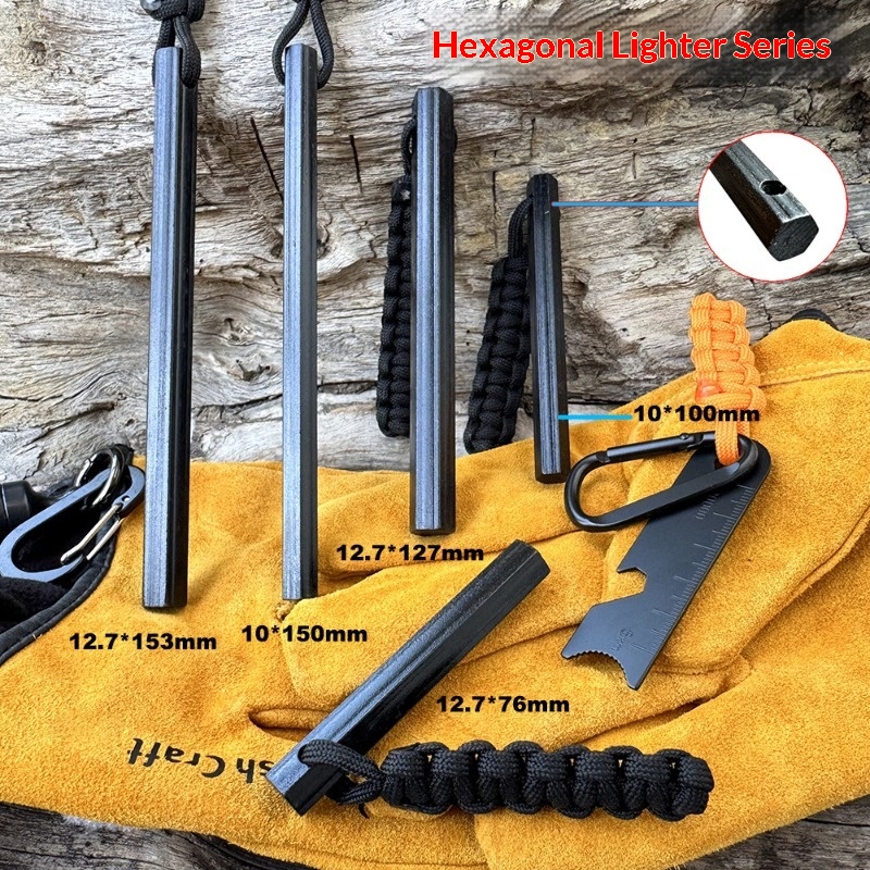 Nuevo encendedor de fuego a pr - Ferro Rod Striker reseña y precio
