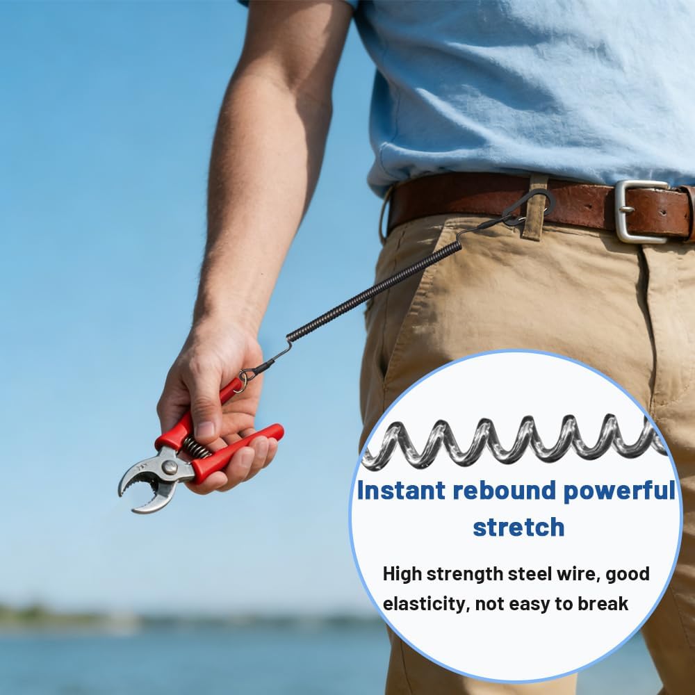 Cuerdas flexibles antipérdida  - Carabiner Keychain reseña y precio