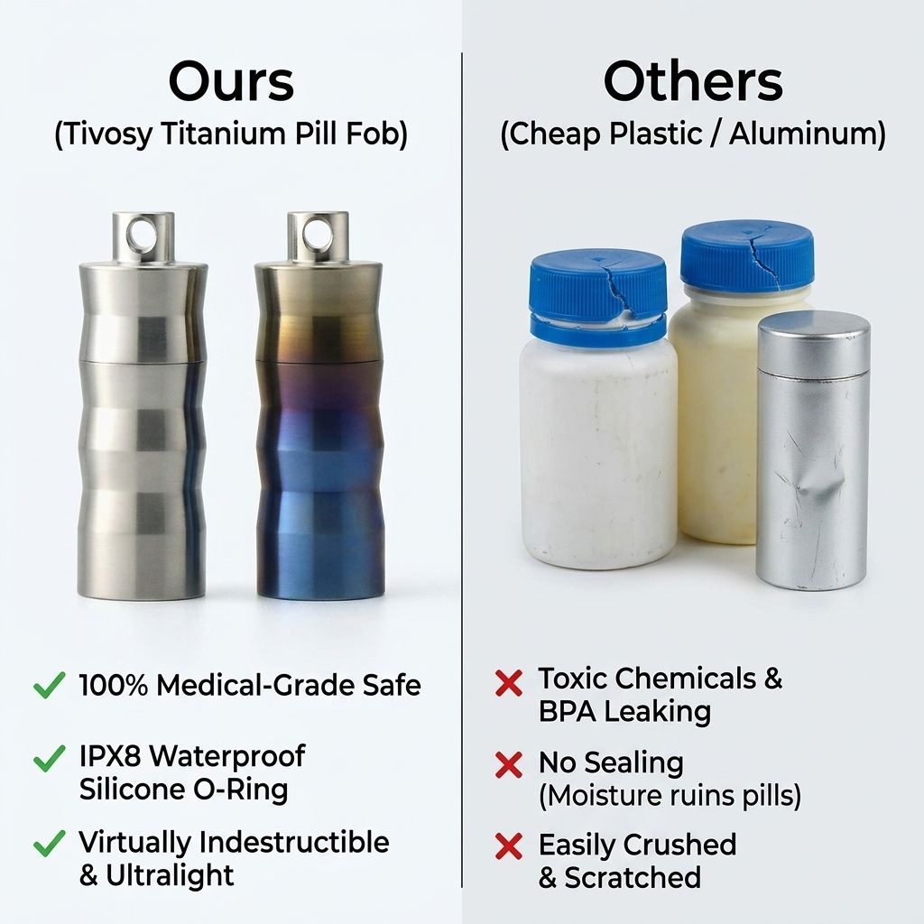 Tivosy Porta Pastillas de Tita - Pill Fob Capsule reseña y precio