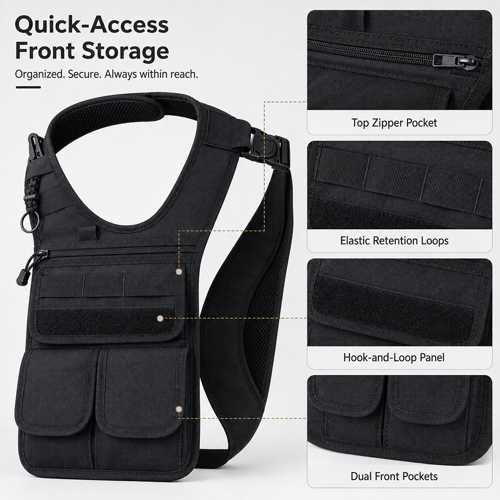 Bolsa Táctica Oculta para Herr - Edc Carry Pocket Pouch reseña y precio
