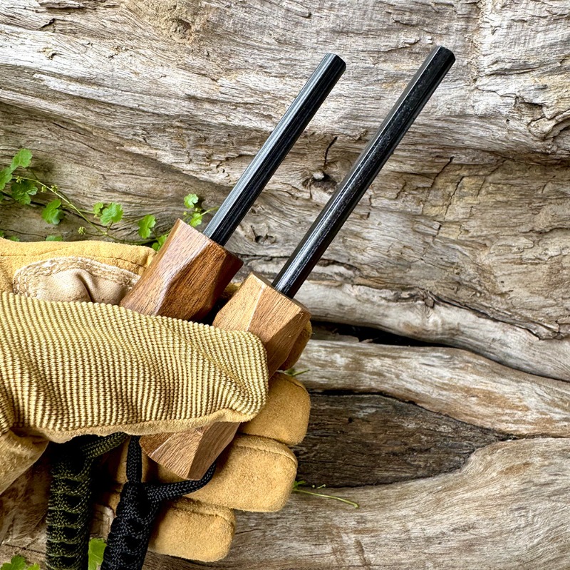 Varilla de fuego hexagonal con - Ferro Rod Striker reseña y precio