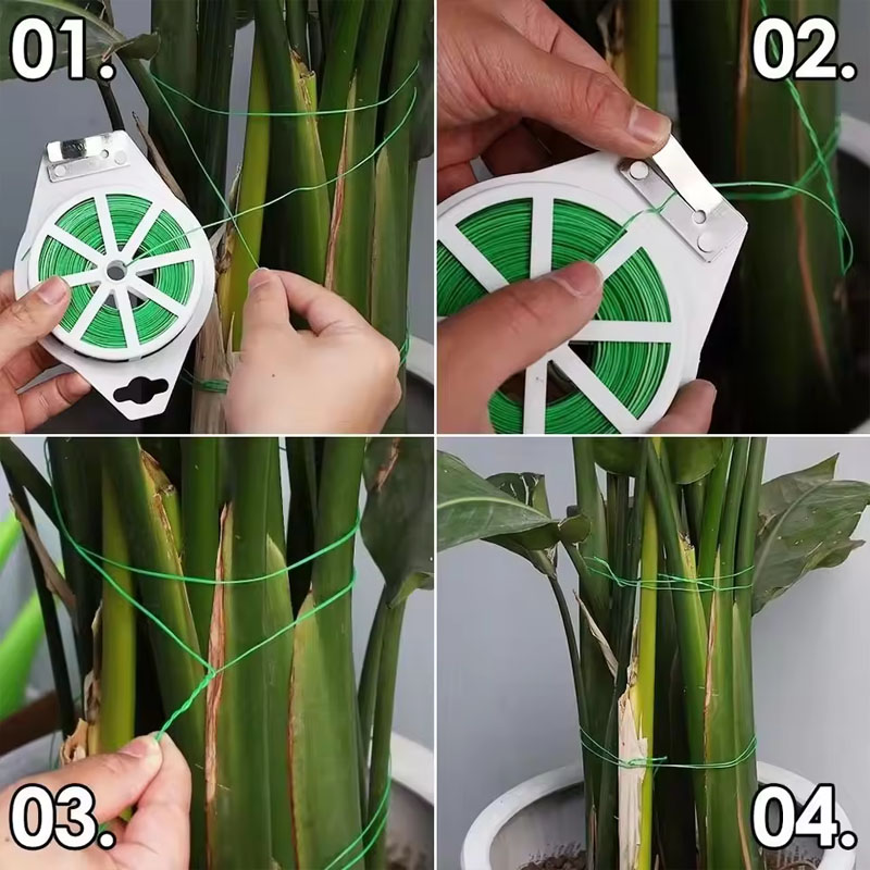 Lazos giratorios para jardín,  - Gear Tie Reusable reseña y precio