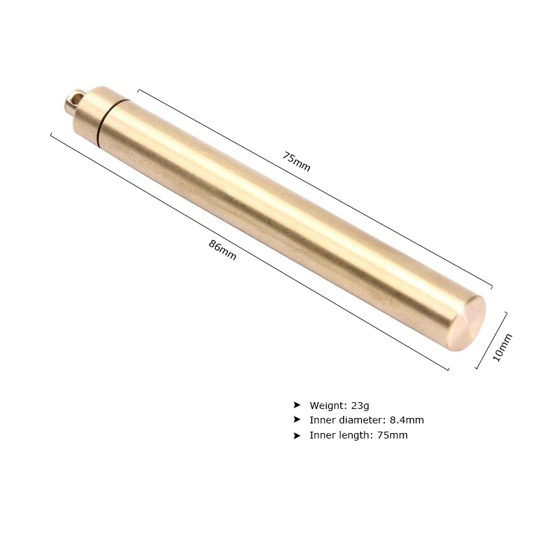 Contenedor de almacenamiento h - Pill Fob Capsule reseña y precio